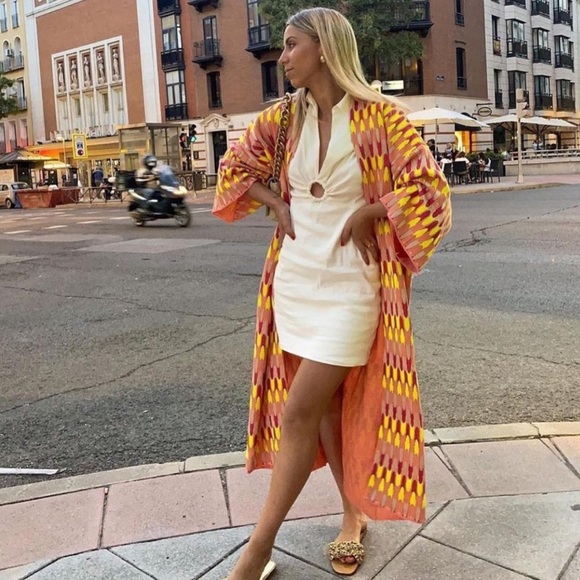 Blogger’s Favorite 🤩 NWT Zara Oyster White Ring Detail Preppy Mini Dress - Picture 8 of 15